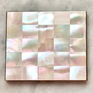 Slim Mother of Pearl Powder Compact image 1