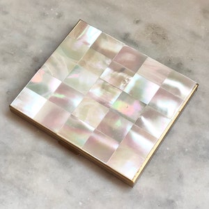 Slim Mother of Pearl Powder Compact image 2