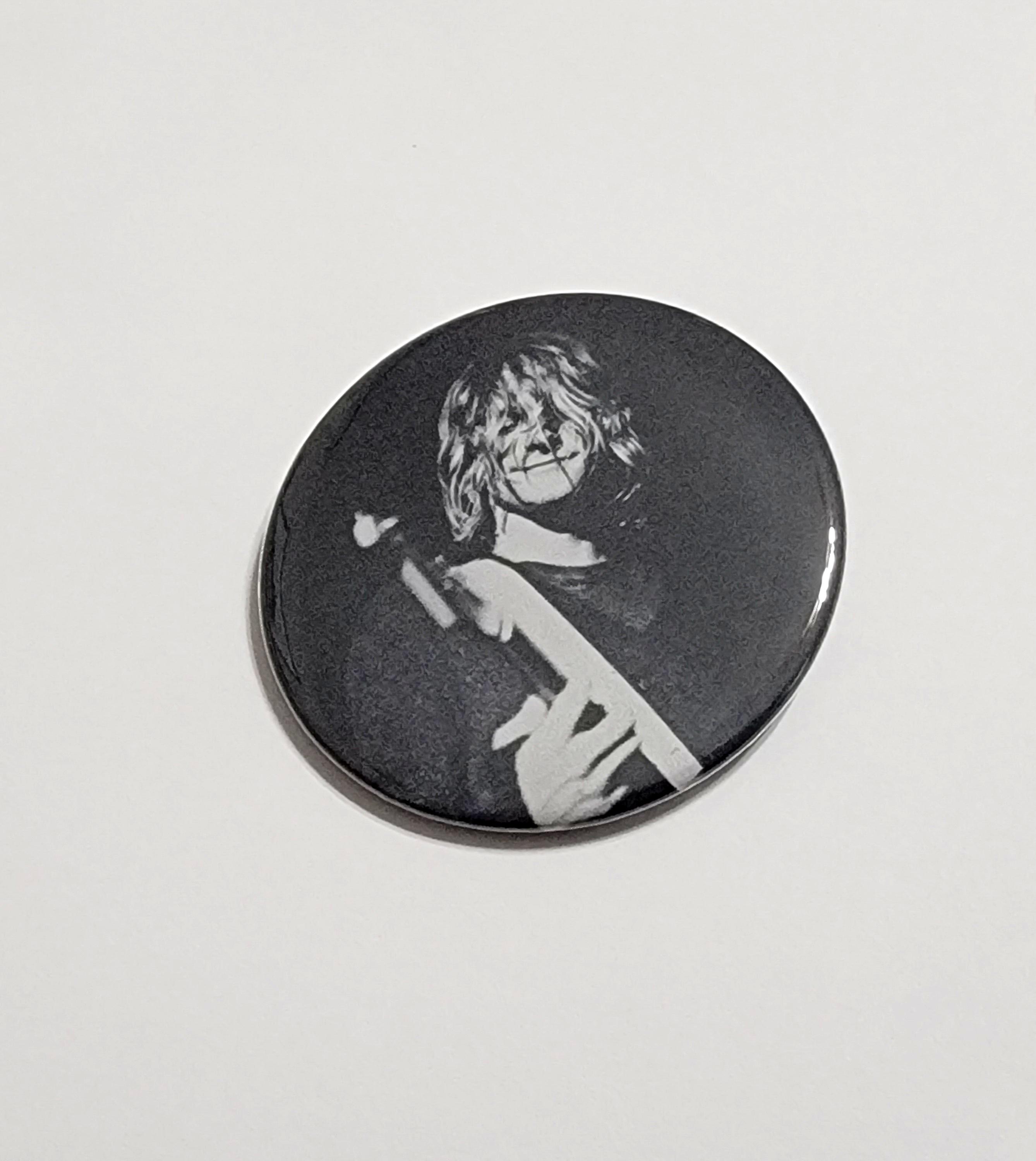 Nirvana Pins LARGE Buttons Kurt Cobain Dave Grohl Krist Novoselic