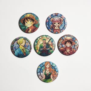 Épingles One Piece, GRANDES épingles anime Luffy Zoro Tony Tony Chopper personnages Nami Sanji