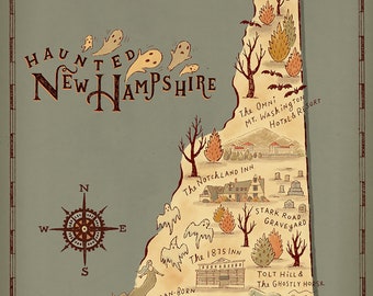 Haunted New Hampshire Print