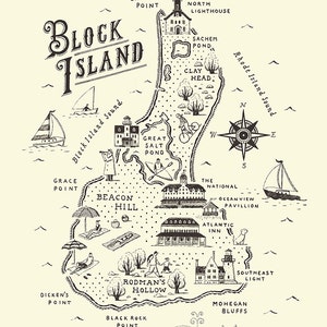 Block Island Karte