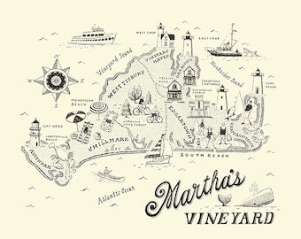 Martha's Vineyard Map