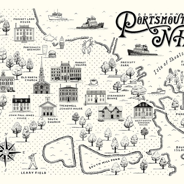 Portsmouth, NH map