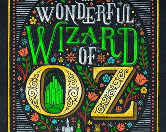 The Wonderful Wizard of Oz Print