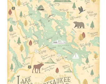 Lake Winnipesaukee Map 2025