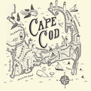 Cape Cod Landkarte