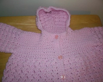 Crocheted baby bunting/ free shipping