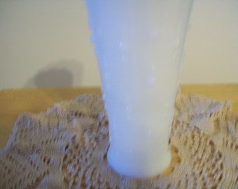 Milk Glass Vase/ free shipping