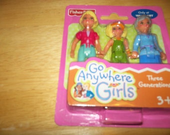 Fisher Price go anywhere dolls and assorted dolls/free shipping