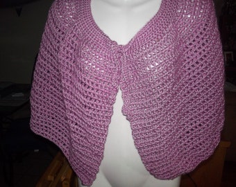 Crocheted shoulder shawl/free shipping