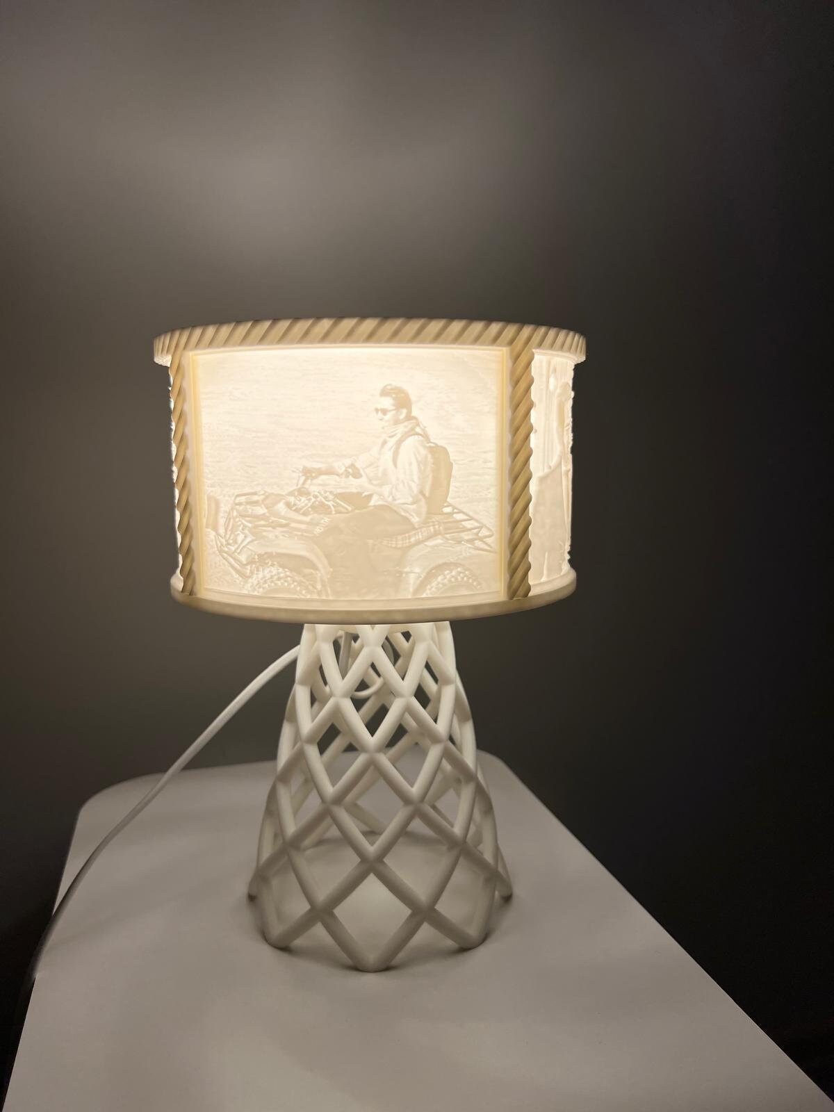 Litophane Lampshade Digital Download STL and Blender Files for 3D ...