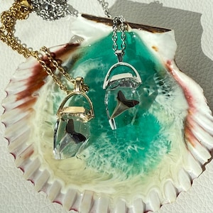 the &quot;edge&quot; shark tooth necklace