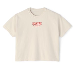Sensitive Gangsta, Comfort Colors Boxy T Shirt, Love Island-Quote Tee ,Amaya Quote Shirt, Love Island t shirt, Amaya papya, Amaya quote