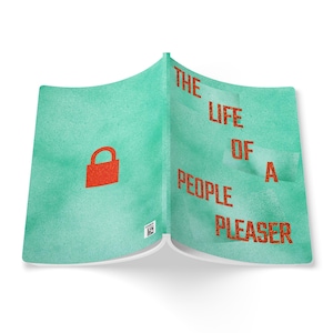 The Life of a people pleaser, Sparkly Padlock Journal, Life of a Showgirl Inspired Notebook, Glitter Swiftie Gift, TS12 journal, swifie gift