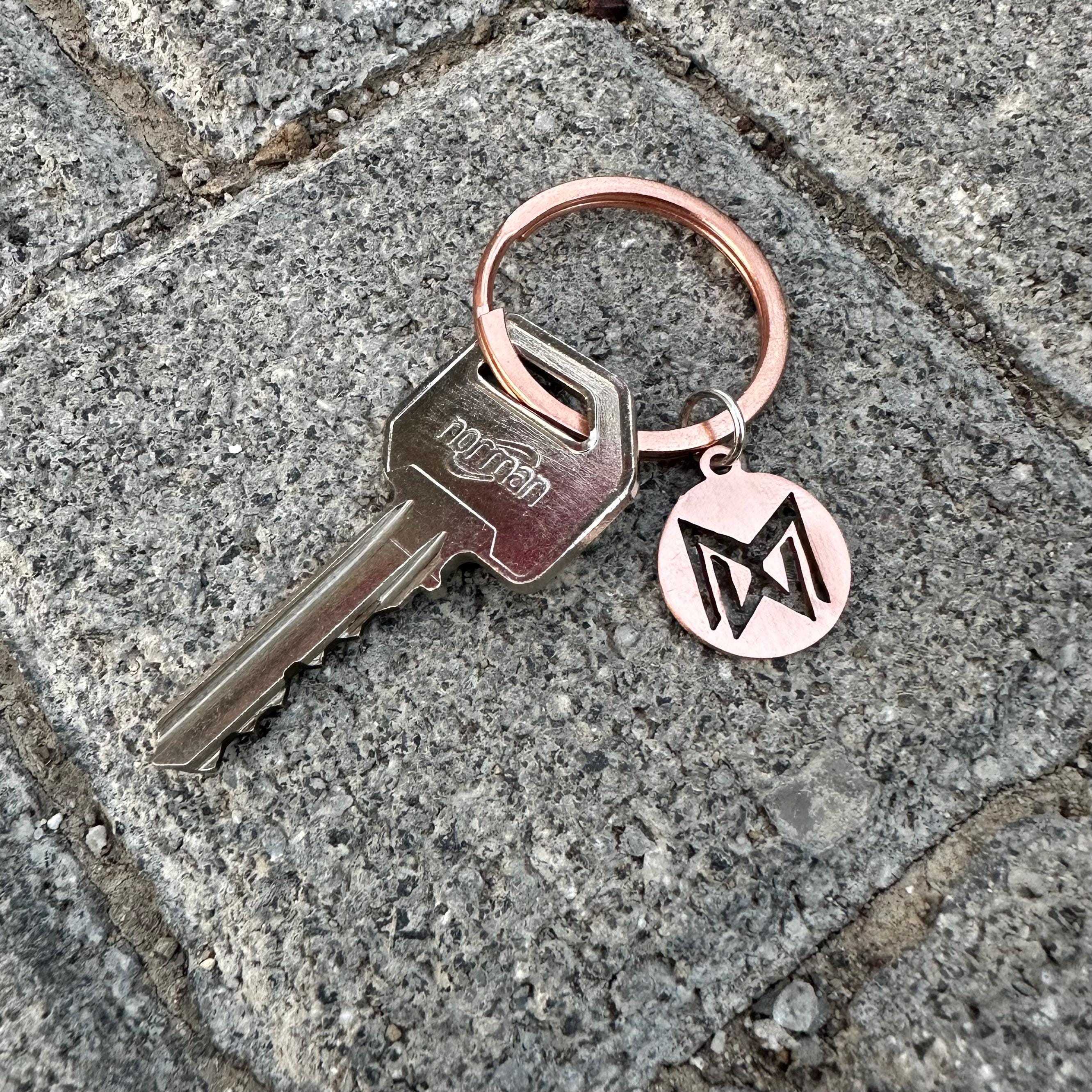 Personalized Logo Keychain, Custom Metal Keyring in Stainless Steel ...