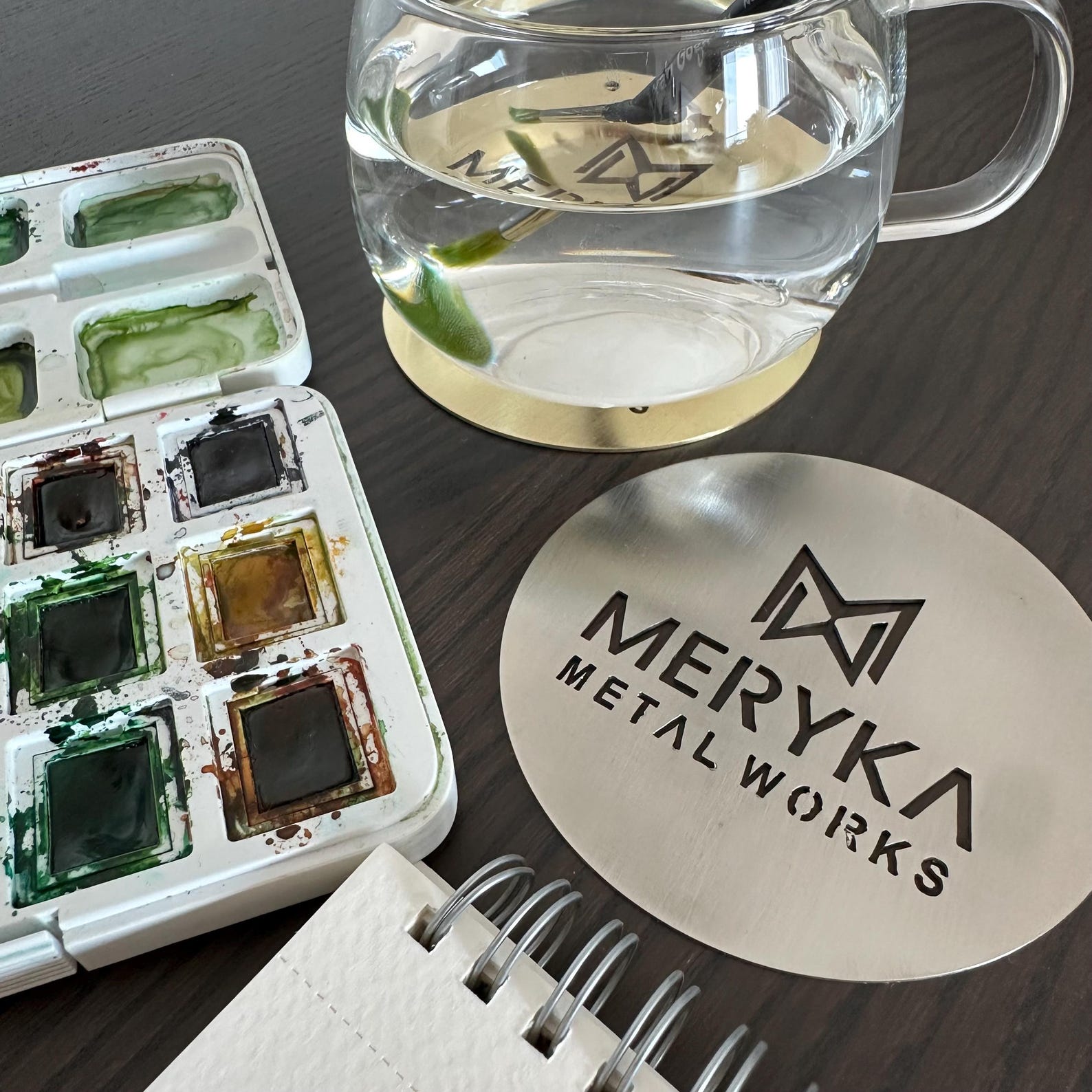 Personalized Logo Coaster, Custom Design Metal Coasters in Stainless ...