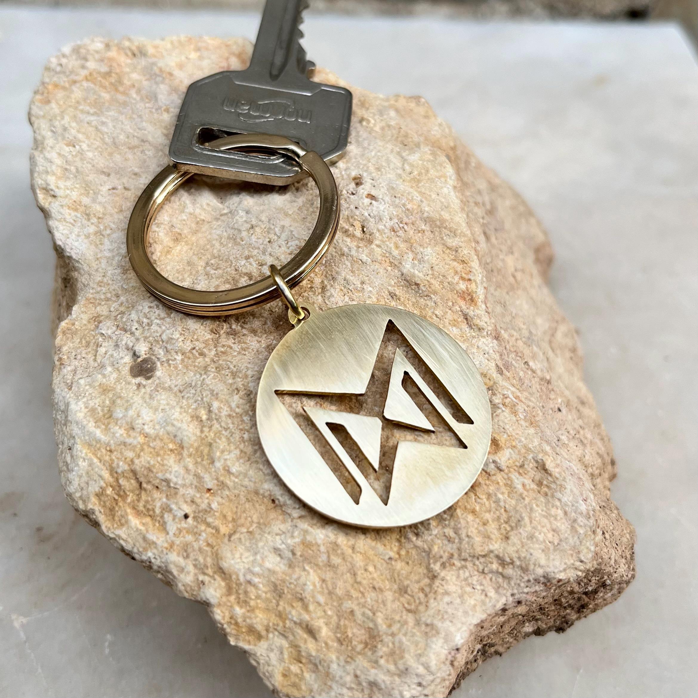 Personalized Logo Keychain, Custom Business Logo Key Ring, Stainless ...