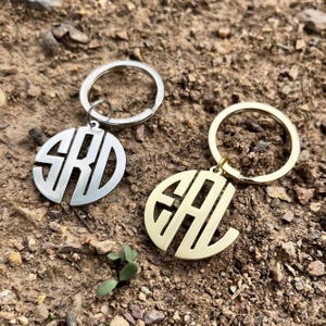 round metal charm