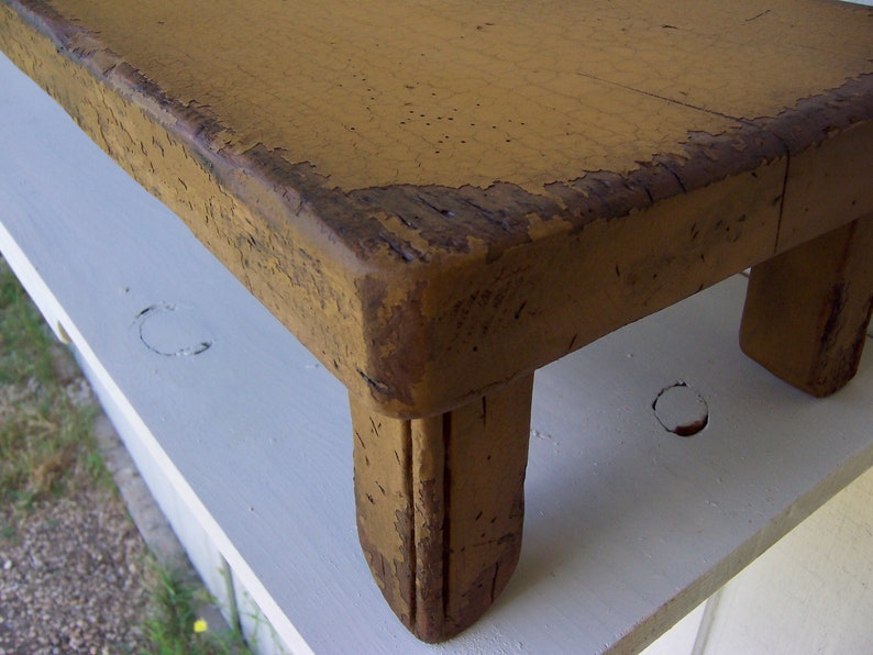 Primitive Farm Table Riser Bench Farmhouse Table Rustic Pine - Etsy