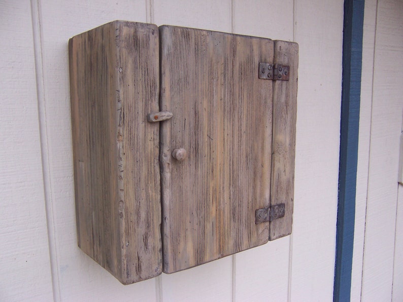 Wall Primitive Small Cupboard Shelf Cottage Shabby Etsy