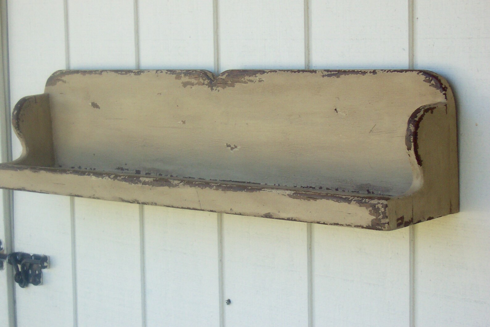 Primitive Shelf Wall Rack Rustic Shelf Shabby Chic Cottage Country