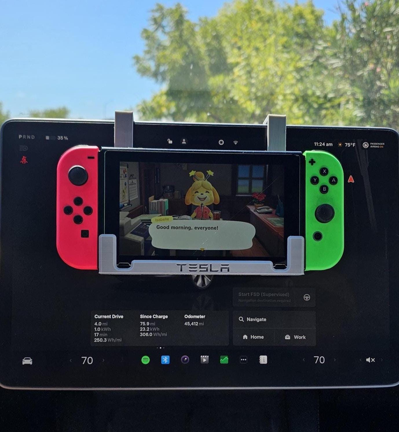 3d‑printed Nintendo switch Holder for Tesla Model 3/model Y | Car