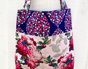 Anna Maria Horner Tote Bag, Mod Corsage and Field Study Fabrics, FREE SHIPPING