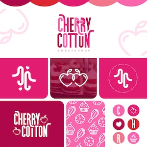 Design de logotipo personalizado de luxo, pacote de branding profissional para empresas, logotipo vintage e retrô, design de logotipo Boho, modelo editável Canva