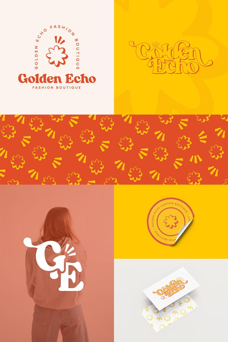 Aangepast branding- en logo-ontwerppakket, luxe merkidentiteit, creatieve grafische oplossingen, professionele maker van bedrijfslogo's, bewerkbaar canva afbeelding 8