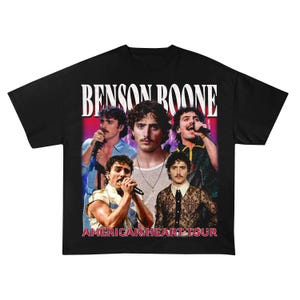 Benson Boone American Heart Tour Shirt,Benson Boone tshirt,Boone tour,Benson Boone Merch,Beautiful things,Concert Shirt,