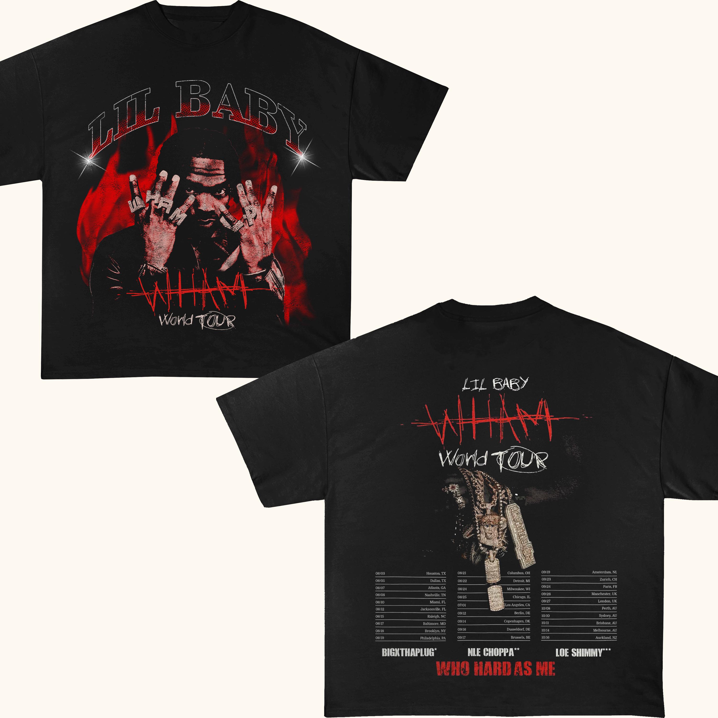 Lil Baby Wham World Tour T Shirt, Lil Baby Shirt, Rap Tees