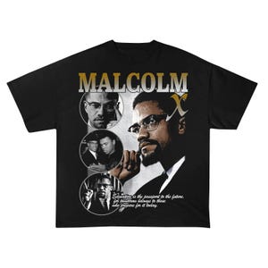 Malcom X Vintage Shirt, Malcom X Gift For Her, Gift For Him, Malcom X Shirt