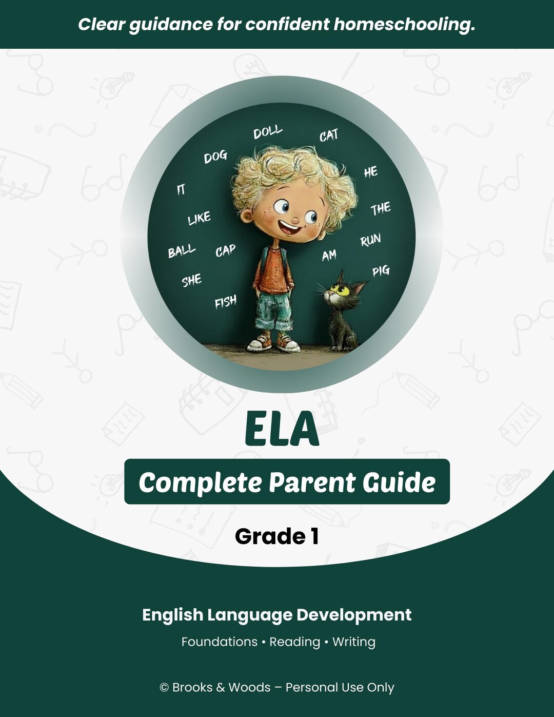 Grade 1 ELA Homeschool Resource | Reading, Writing & Language ...