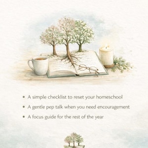 Homeschool Reset Checklist | Gentle Parent Planning (Printable PDF)