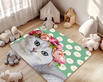 Personalized Pet Rug, Salon Decor Rug, Pet Friendly Rug, Gift Rug, Your Image Here Rug, Modern Rug, Custom Rug, Personalized Gifts.