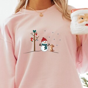 Christmas Snowman Sweatshirt Christmas Sweatshirt Snowman Shirt Christmas Gifts Christmas Crewneck Christmas Shirts for Women