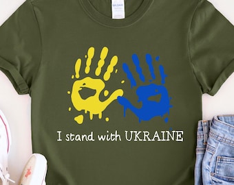 Maglietta di supporto per l'Ucraina, sto con l'Ucraina, felpa pro Ucraina, maglietta con bandiera ucraina, maglietta ucraina, maglietta Zelenskyy, maglietta resistenza ucraina