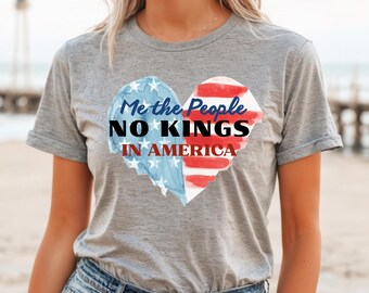 Shirt No Kings In America: T-shirt anti-Trump-protest - We The People