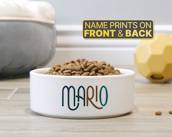 Ciotola per cibo per animali personalizzata, ciotola grande per animali, ciotola piccola per animali, ciotola personalizzata per animali, ciotola in ceramica per animali, ciotola in ceramica personalizzata per animali con nome