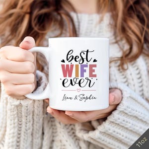 Wife Valentines Day Gift For Wife Mug From Husband And Son Personalized Mug For Wife Gift For Her Birthday Gift For Wife And Mom Wife Quotes