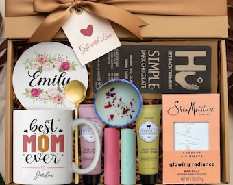 Mom Spa Box For Mothers Day Gift Box Mom Care Package For Mom Valentine Gift Mom Birthday Gifts Unique Personalized Christmas Gift For Mom