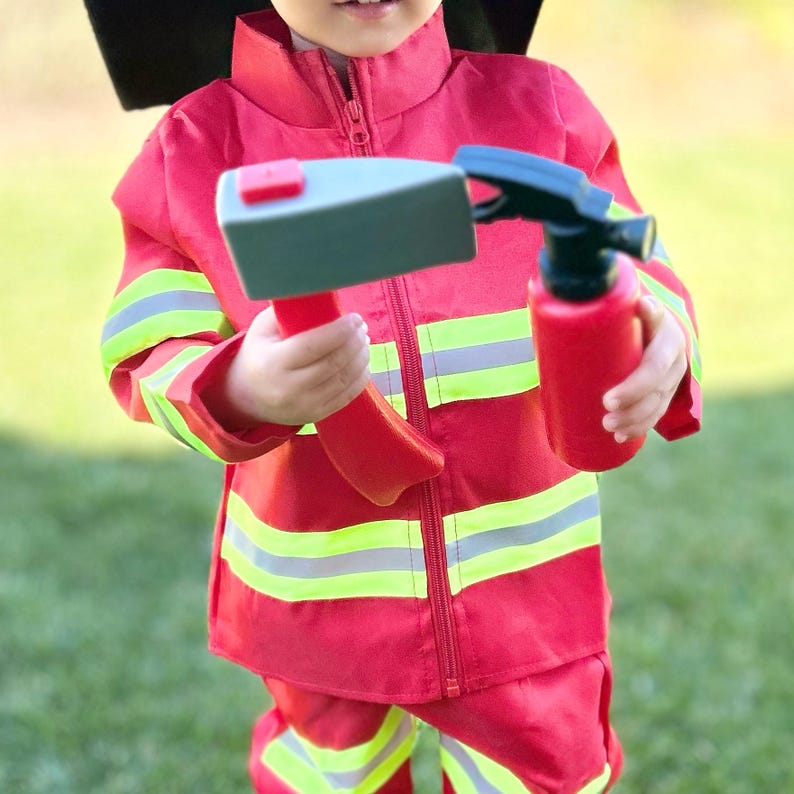 Kids Firefighter Costume Toddler Firefighter Costume Kids Costume Firefighter Halloween Costume For Kids Costume Halloween Costume For Toddler Fireman Costume For Kids Fireman Costume for Boys Firefighter Costume for Boys Firefighter Costume for Girl