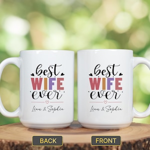 Los mejores regalos para esposas. Regalos de cumpleaños para esposas, regalos para esposas de niños, regalos para esposas con nombres de niños, regalos personalizados para esposas jubiladas, regalos familiares para esposas.
