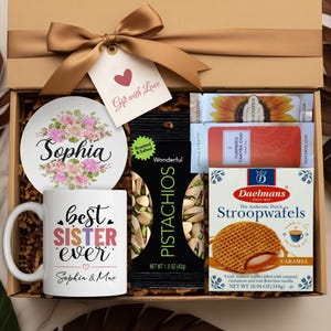 Personalized Sister Gift Box For Sister Birthday Gifts From Brother Sister Appreciation Gift Sister Thank You Gift Sister Get Well Soon Gift
