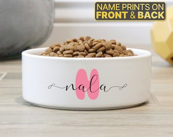 Ciotola per cibo per animali personalizzata, ciotola grande per animali, ciotola piccola per animali, ciotola personalizzata per animali, ciotola in ceramica per animali, ciotola in ceramica personalizzata per animali con nome