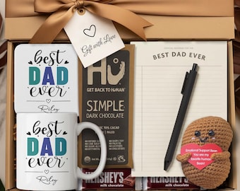 Personalized Care Package For Dad Birthday Gift For Dad From Kids With Kids Name Dad Self Care Gift Fathers Day Gift Dad Valentines Day Gift