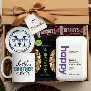 Brother Christmas Gift Box Personalized Brother Gifts With Custom Name Brother Gifts From Friend Brother Wedding Gifts Brother Rakhi Gifts