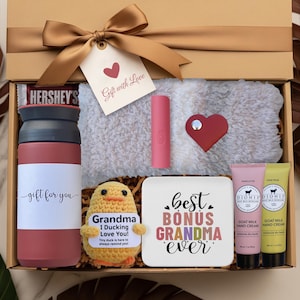 Bonus Grandma Gift Box Bonus Grandma Birthday Gifts Bonus Grandma Christmas Gifts Bonus Grandma Mothers Day Gifts Bonus Grandma Gift Basket