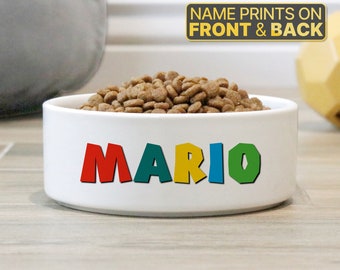 Personalized Pet Food Bowl Large Pet Bowl Small Pet Bowl Personalized Pet Bowl Ceramic Pet Bowl Personalized Ceramic Pet Bowl With Name